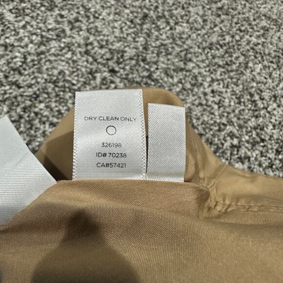 New without tags, LOFT Wool Mini Tan Zip Skirt, Size 4 - Picture 4 of 10